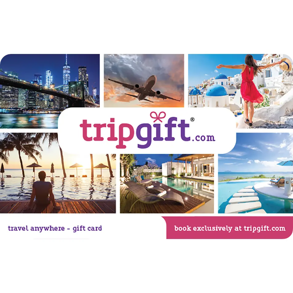 TripGift eGift Card | Flights, Hotels & Travel Worldwide