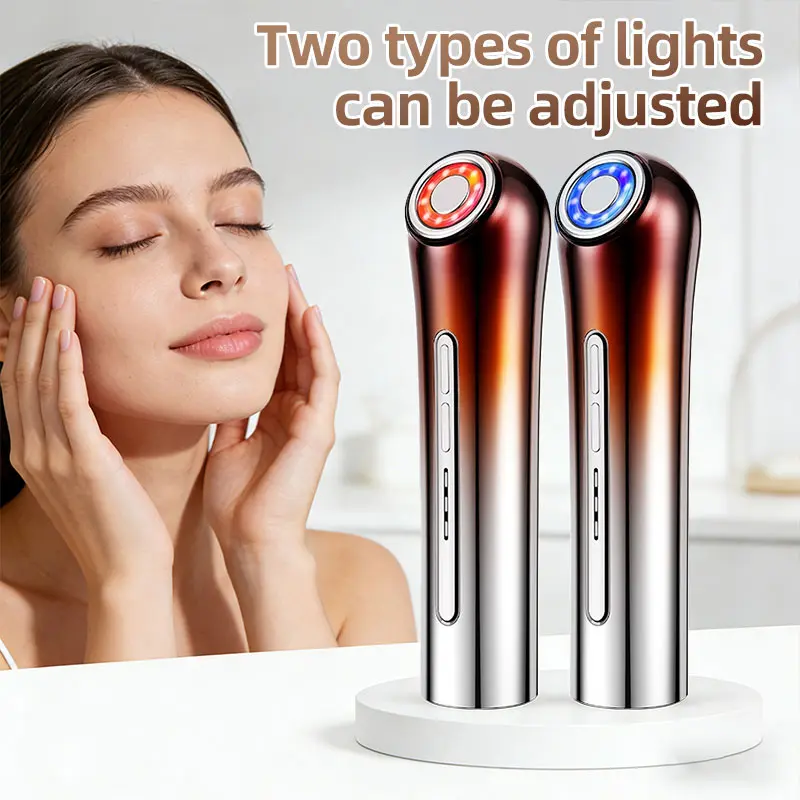 Rechargeable Face Brush - USB-Charging Facial Care Instrument, Face Massager with Gentle Cleansing, Wrinkle Removal Firming, Warm Massage Functions - Battery Powered for Home Use - Ideal Gift for Women