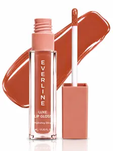EVERLINE Beauty Velvet Shine Lip Gloss | Hydrating High Shine Formula | Smooth & Non-Sticky Finish