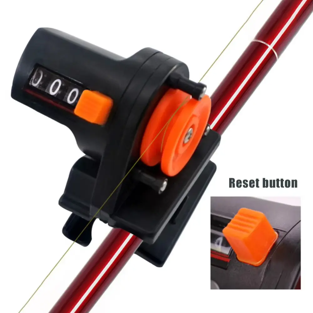 Counter Fishing Line Depth Measurement Tool Fishing Tackle Length Measurement Counter 0-999M Fishing Tools Fishing Equipment
