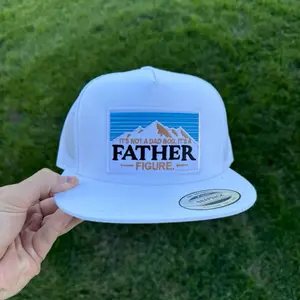It’s Not a Dadbod, It’s a Father Figure Snapback Flat Bill Graphic Hat