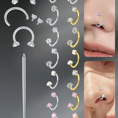 Getting Nose Piercing Brown Girl TikTok Shop