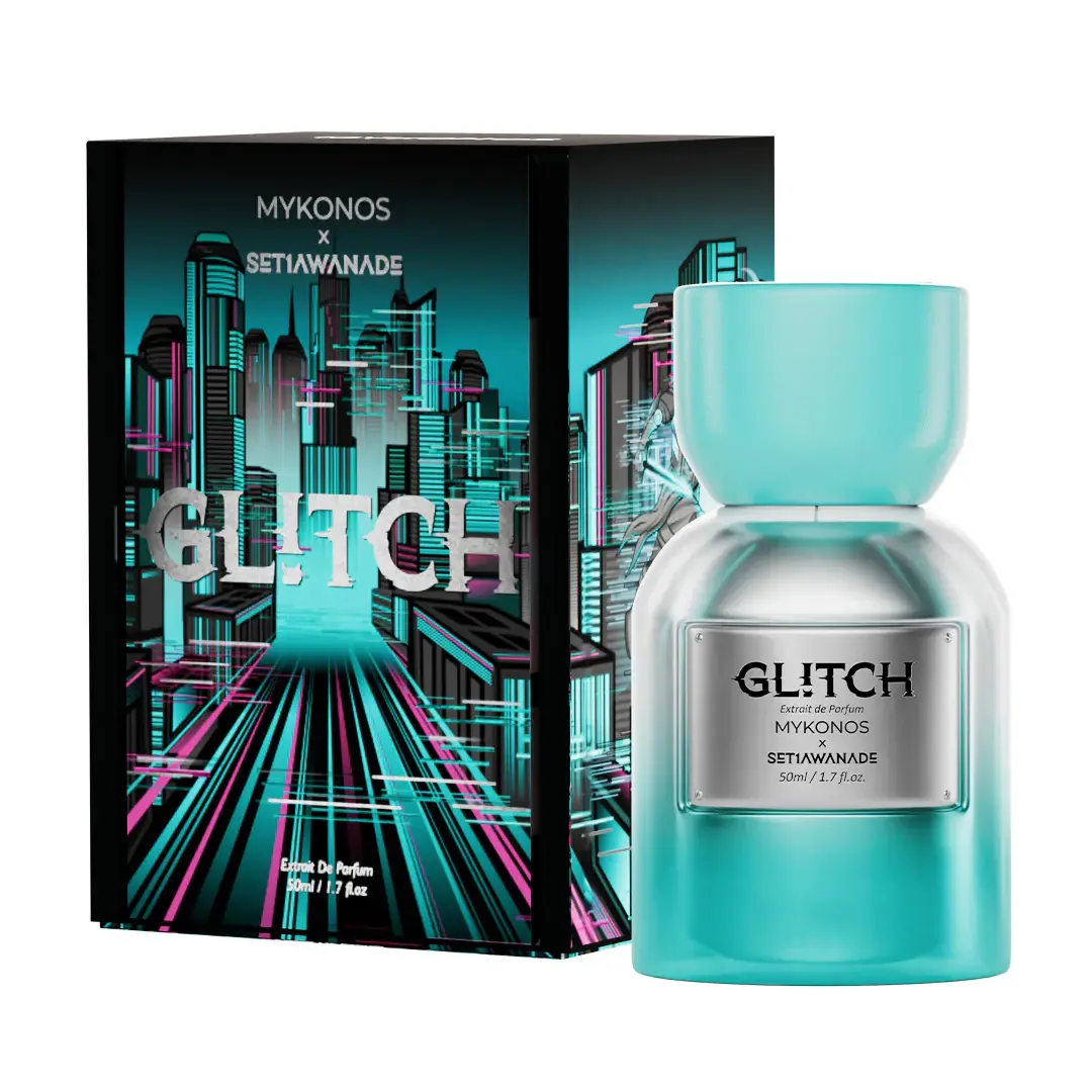 Mykonos Glitch for Unisex Extrait de Parfum Spray, 1.7 Ounce
