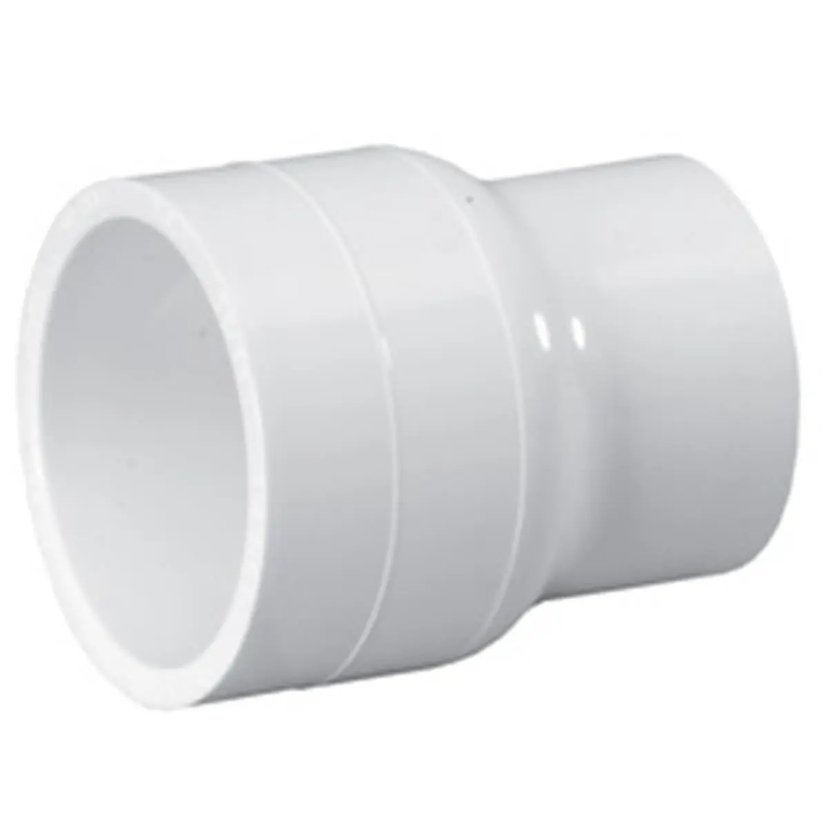 212 MAIN Lasco 2x1.5" Schedule 40 NSF Certified Rigid PVC Socket Reducer Coupling, Pipe
