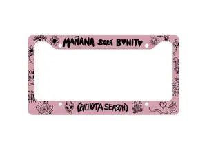 MSB Pink License Plate Frame