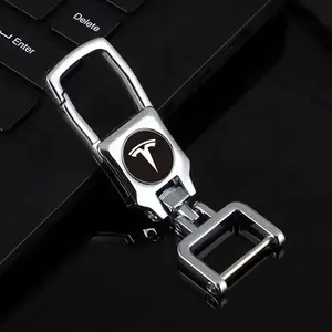 New universal metal key ring for both men and women For Tesla Model 3 Model X S 2016-2023  Model Y Decals TM3 TMX TMS