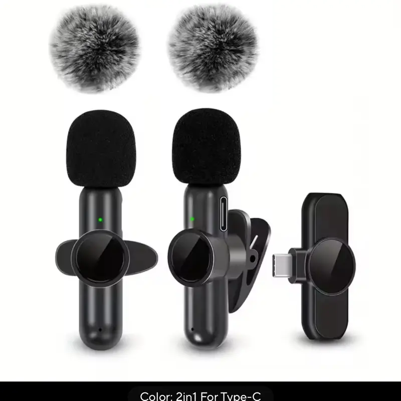 2 Wireless lavaller Microphone