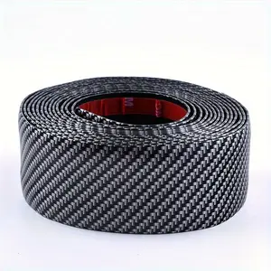 Car Door Edge Entry Guards, Anti-Collision Scratch Cover Strip Sticker, Waterproof Carbon Fiber Threshold Protector Tape, Universal Self-Adhesive Vehicle Door Sill Protector