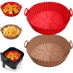 Air Fryer Liners for Ninja Air Fryer AF101 4QT AF141 AF150 AF161 5.5QT, for Ninja Foodi and  3 to 5 QT Airfryers, Air Fryer Oven Microwave Accessories, Better than Disposable Paper Liner