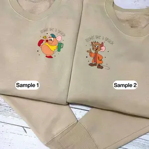 Gus And Jaq Lookin Like A Snack Couple Matching Embroidery Sweatshirt