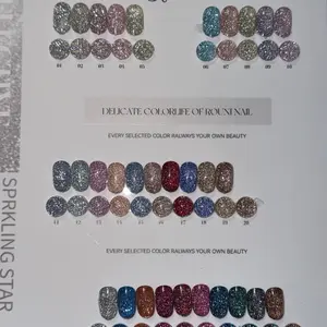 Colección Reflective gel 30 pcs