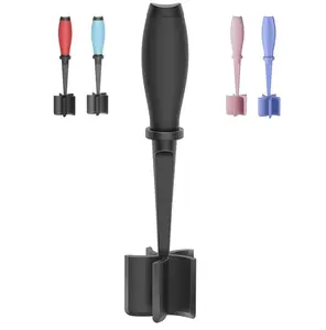 Meat Chopper, 5 Curve Blades Ground Beef Masher, Heat Resistant Meat Masher Tool for Hamburger Meat, Ground Beef, Turkey and More, Nylon Hamburger Chopper Utensil Non-scratch Utensils