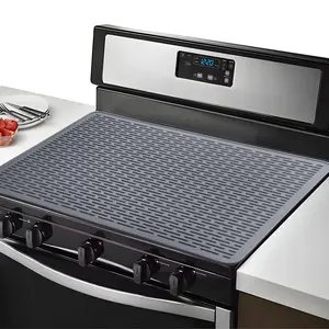 Silicone Stove Top Cover with Raised Ridges, Non-Slip Stove Cover Mat - Ceramic Stove Guard Stove Top Protector - Heat Resistant Cook Top Cover