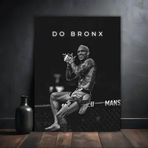 Charles Oliveira "Do Bronx" UFC MMA Lightweight Artistic Photo Print - Framing-Ready Wall Decoration for Home Use