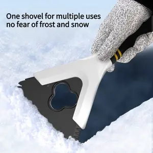 Car Snow Shovel, Car Ice Scraper, Windshield Deicer Tool, Winter Adjustable Snow Shovel, Essential Winter Driving Accessory