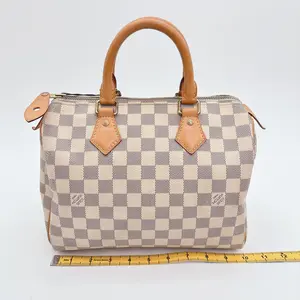 Pre-owned Louis Vuitton Damier Azur Speedy 25 bag