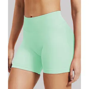 Coral Canton Impact Shorts, High Waist Hip Lift, Shaping Curve Tight Compression