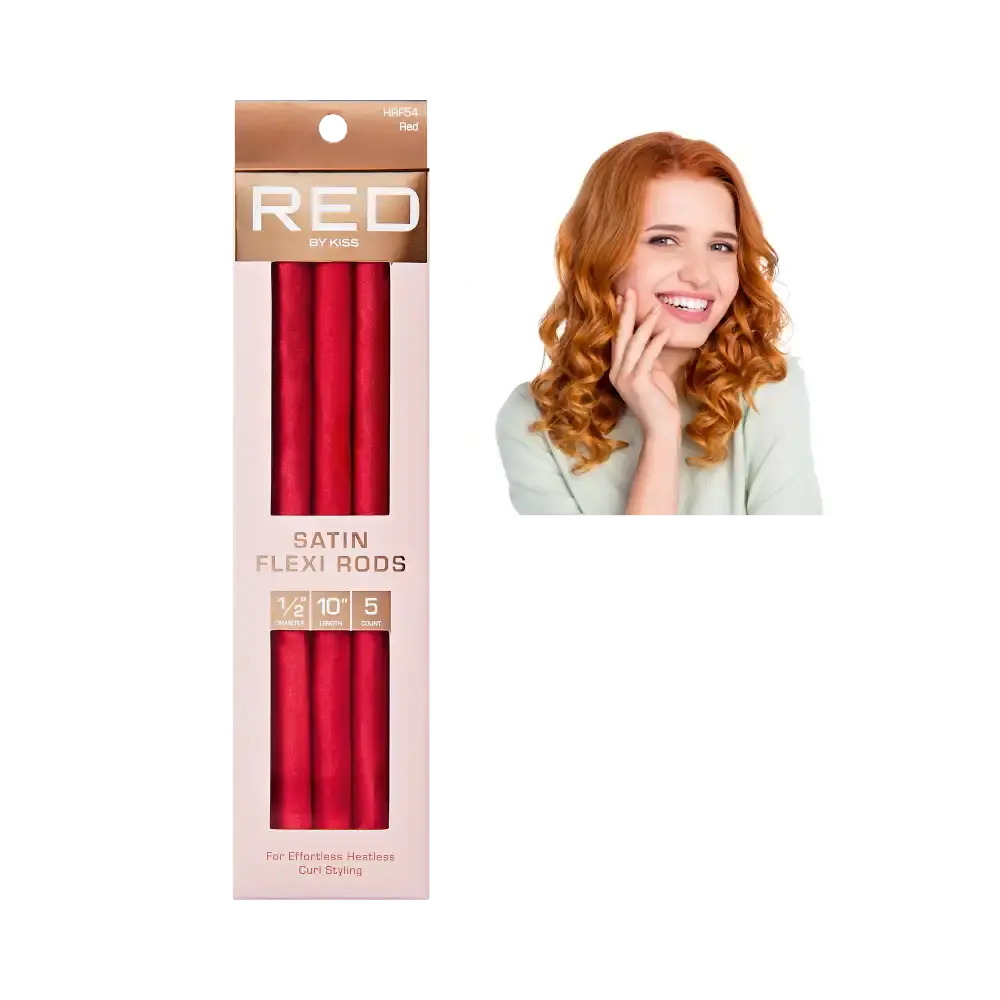 RED by KISS Heatless Curling Silky Satin Flexi Rods RED by KISS Heatless Curling Silky Satin Flexi Rods