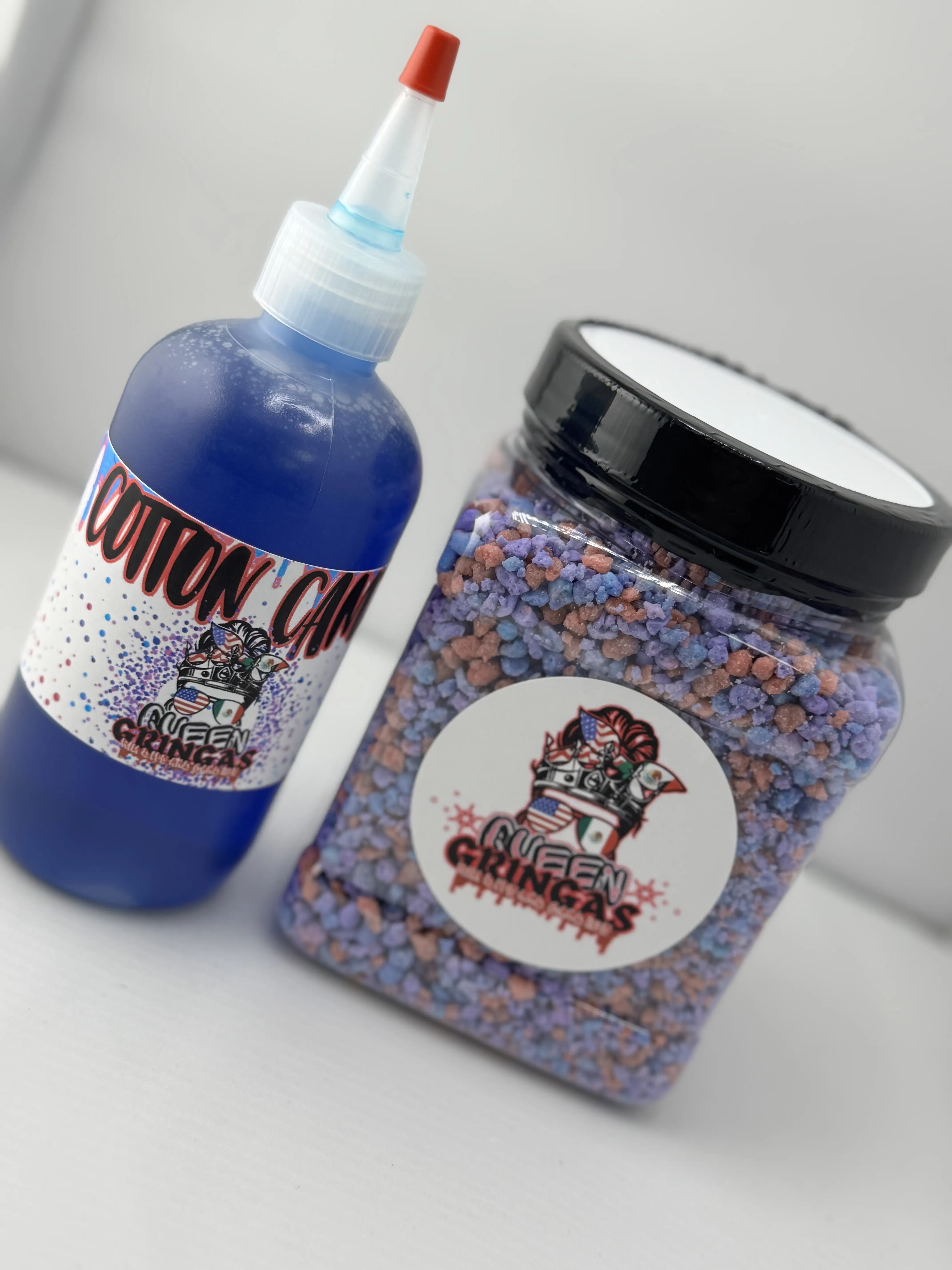 Gringas flavored ooze or cotton candy crunch