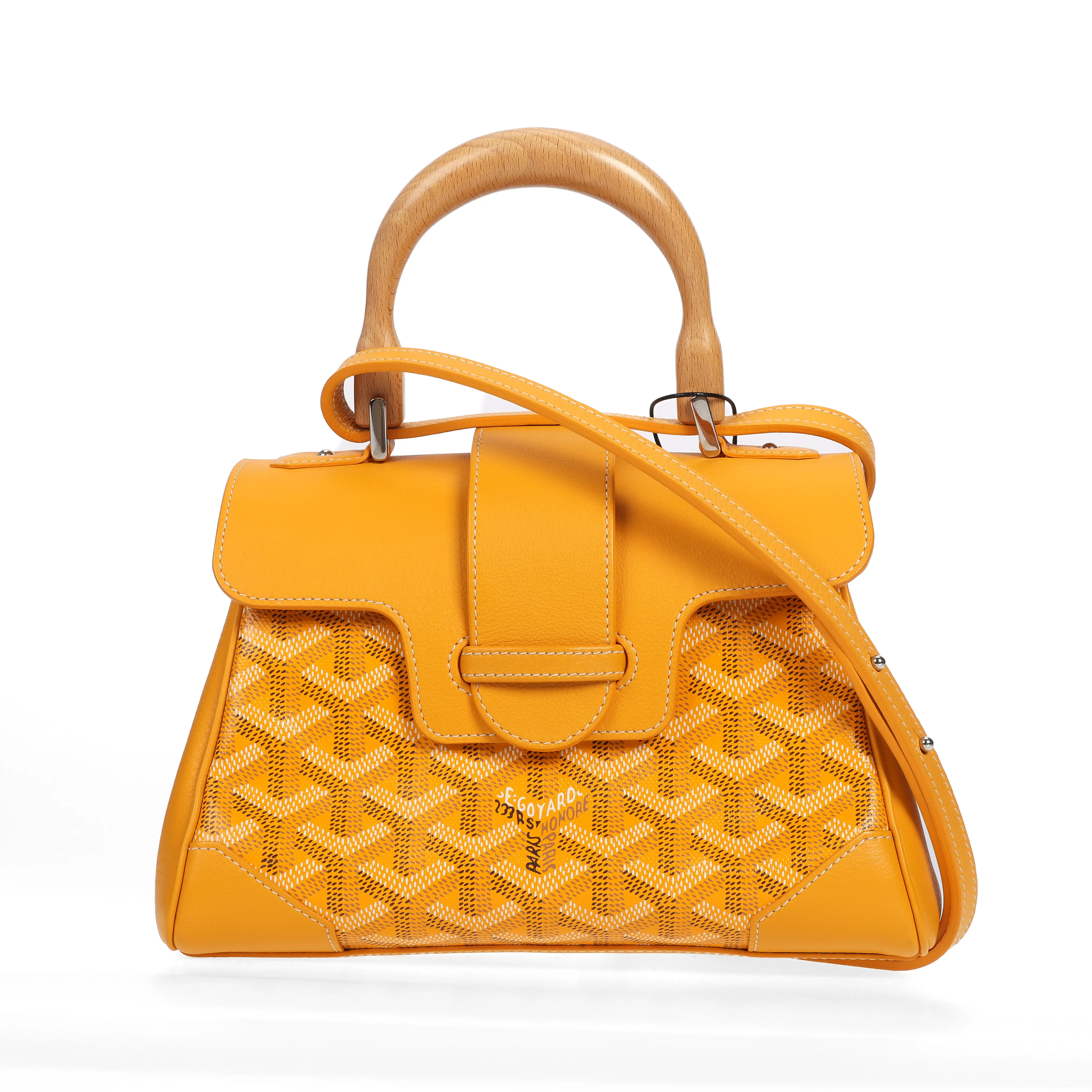 Pre-owned Goyard Coated Canvas Shoulder Bags Orange 34602923 zq hz