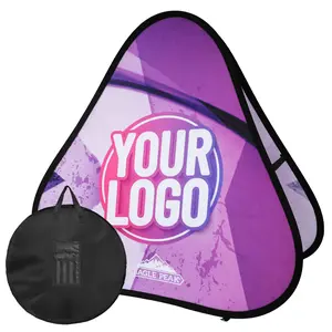 Custom A Frame Pop Up Banner Display, Vertical/Triangle/Oval/Circle/Horizontal