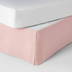 Queen Simple Pleat Kids' Bedskirt Pink - Pillowfort