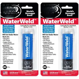 Water, 1 Hour Cure, Epoxy Putty Stick - 2 Pack,  (8277-2)