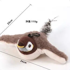 Electric simulation toy bird with bird's chirping sound