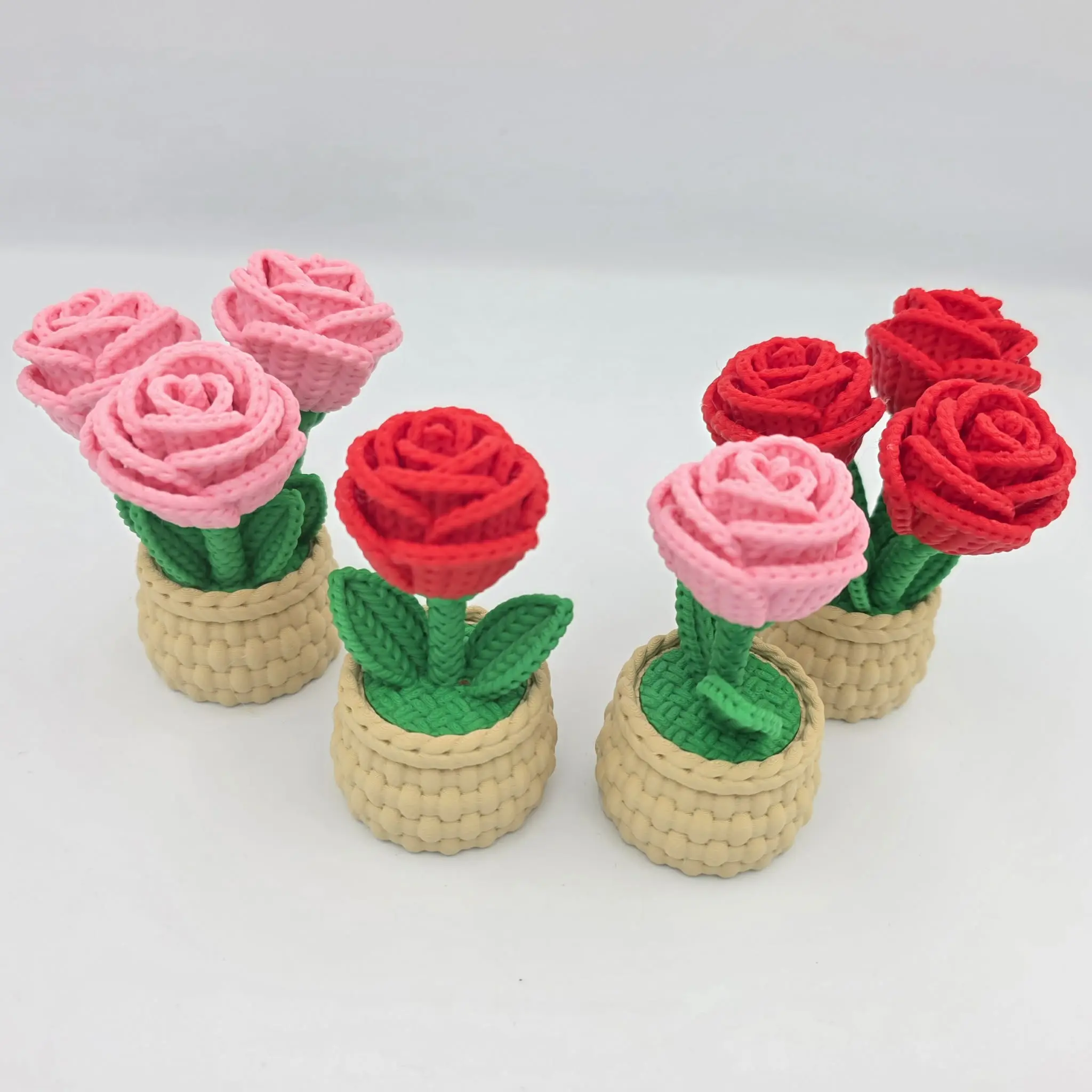 Knitted Rose (Single & Triple)