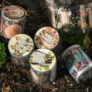 "Norwegian Forests: A Fantastic Journey in the Woods - Creative Collage Stickers for Children's Planners.