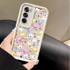 Kpop S-Stray K-Kids Phone Case Compatible with Samsung Galaxy S25 S24 S23 S22 Ultra FE Plus 4G/5G Series Anti-Falling Soft TPU Back Cover, Trendy Phone Accessory, Highquality Case, Durable Material