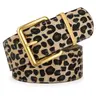 JASGOOD Women Wide Chunky Belt for Dresses Fashion Thick Suede Belt with Gold Buckle