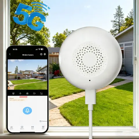 YESKAMO 2K Ultra HD Indoor Home Security Camera - Wireless WiFi Camera with Bluetooth, Full Color Night Vision Surveillance, AI Person Detection, 24/7 Recording, 2.4/5GHz WiFi, Quick Installation, US-Based Cloud Storage, SD Support