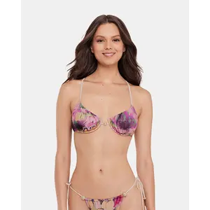 Steve Madden SUPER BLOOM MULTI BIKINI TOP