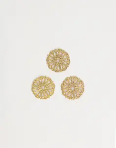 Medallion Filigree, 18mm, (3pcs)