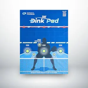 Wall-Mount Pickleball Dink Pad Practice Aid, Sports & Outdoor Agility Training Equipment for Indoor/Outdoor Fitness