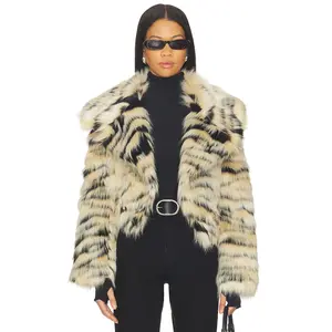 Adrienne Landau Londyn Jacket in Brooke Leopard