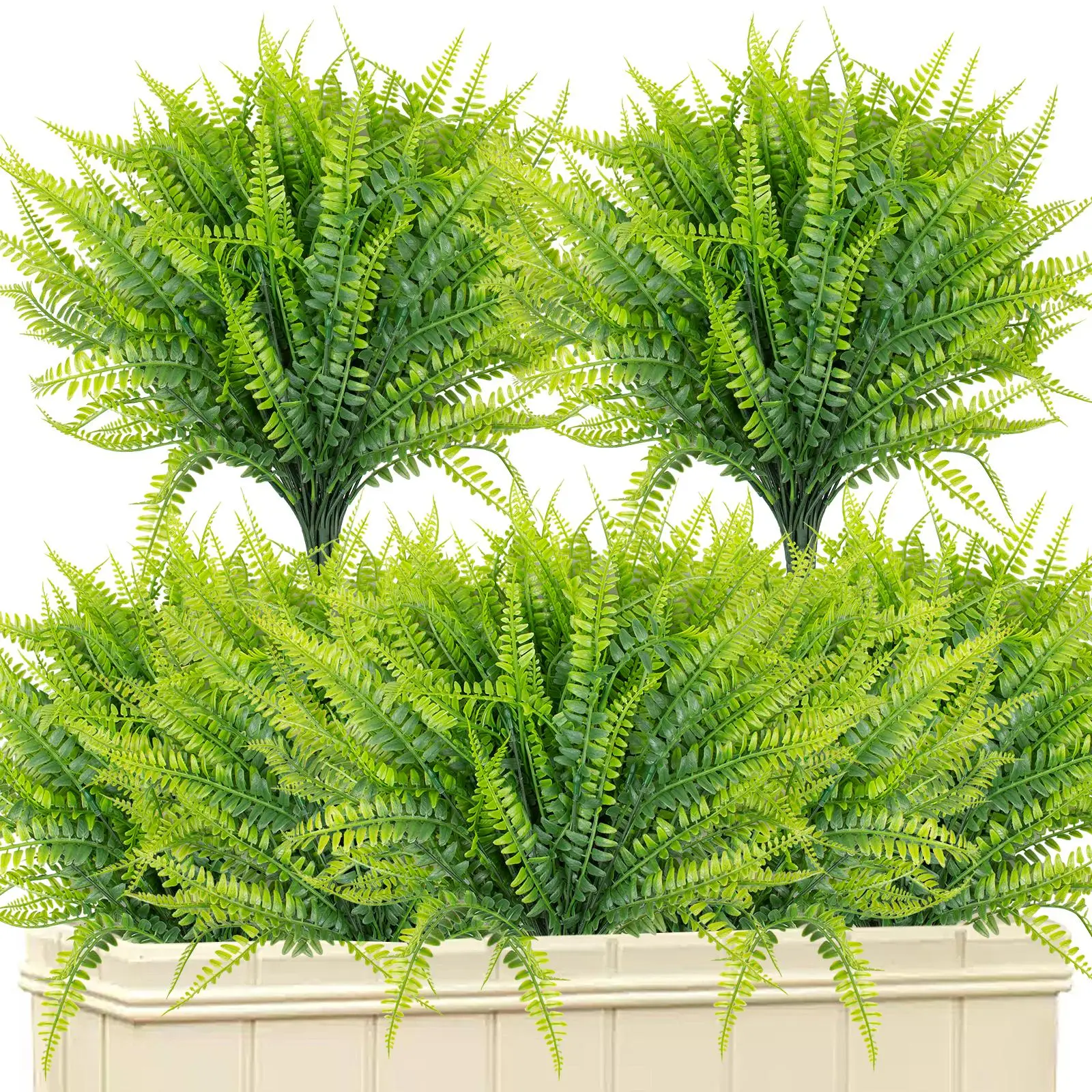 Artificial Boston Fern Plant, 22pcs/set Faux Plant, Decorative Plant for Home Garden Party Wedding Balcony, Home Decor Supplies, Home Essentials, Arti