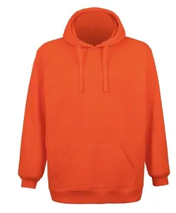 Essential High-Visibility Hoodie Sweaters Long Sleeve Athletic Cotton Menswear