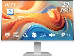 MSI 27" 144 Hz IPS WQHD Monitor - LCD Flat Panel 1ms (MPRT) / 4ms (GTG) FreeSync (AMD Adaptive Sync) sRGB 89%/DCI-P3 91% Flat Panel Pro Series PRO MP273QW E14