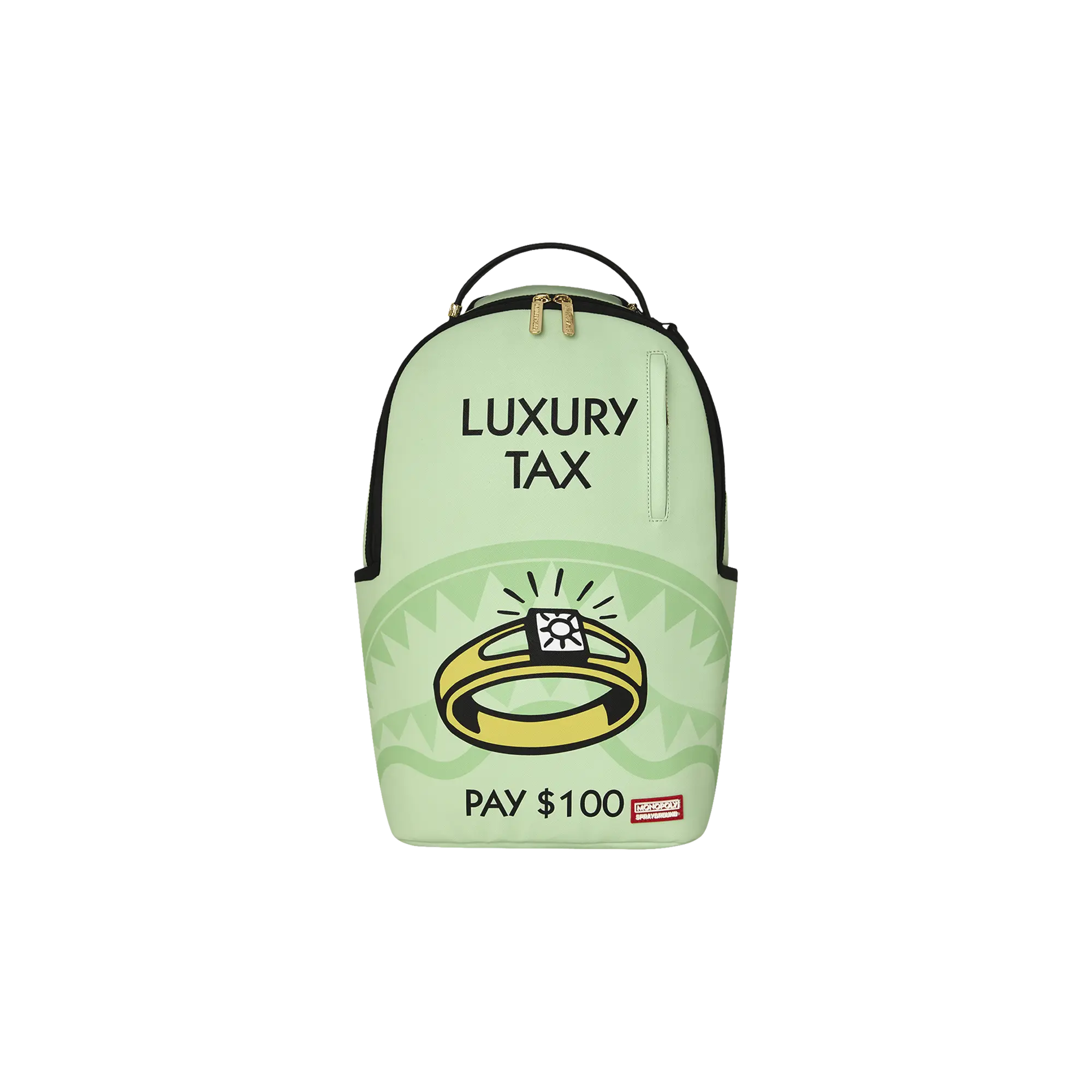 Monopoly Luxury Tax Backpack "Green" B8853