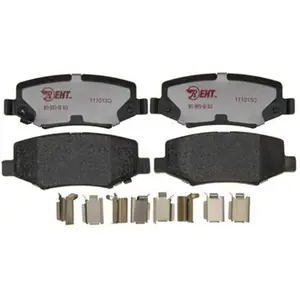 212 MAIN EHT1274H Hybrid Ceramic Brake Pad Set (Set of 4) – Aggressive Stops Performance, Includes Shims, Hardware and OEM Sensors, Set Of Four