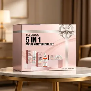 5-In-1 Comprehensive Facial Care Set(30ML+60ML+50g), Niacinamide & Collagen, Moisturizing, Deeply Nourishing Formula, Brightening, All Skin Types