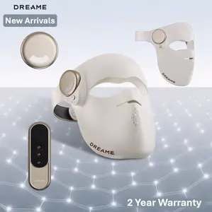 DREAME Chrona Photon Anti-Aging Skincare Mask | 4+1 Synergistic Lights |10min Session | 3D Ergonomic Fit | Hands-Free Use | Lightweight | Portability | Firming Skin | Clinically Proven