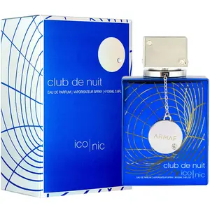 ARMAF Club de Nuit Blue Iconic for Men Eau de Parfum Spray, 3.6 Ounce  / 105 ml   | Notes Grapefruit, Mint, Lemon, Jasmin, Amber Fragrance Perfume