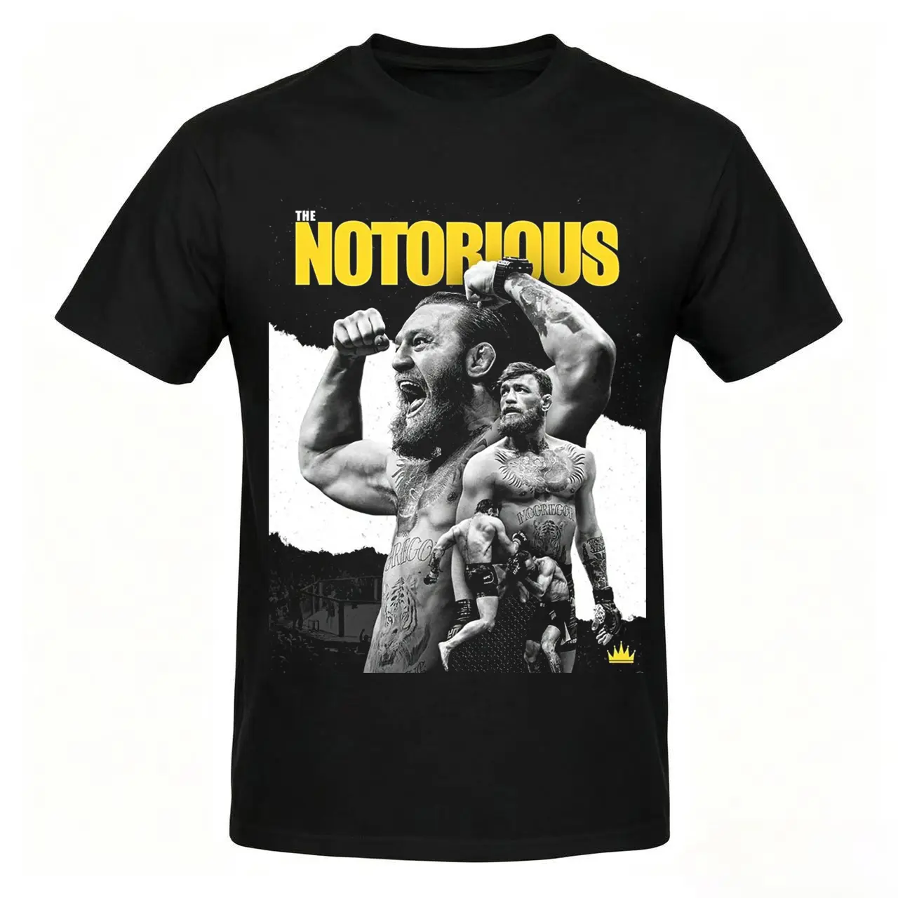 Conor McGregor Vintage Graphic T-Shirt, Double Sided MMA Fighter Tee, UFC Inspired Streetwear Shirt, Retro Combat Sports Graphic Tee,victory tshirt, Unisex Fight Fan Apparel, Casual,100% cottton tee,comfort,sports Apparel,Gift for Fighters