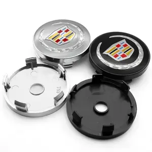 4PCS 60mm Car Wheel Center Hub Cap Badge Sticker Styling Accessories For Cadillac Escalade CTS ATS XTS CT4 CT5 XT5 XT4 XT6 CT6 SLS SRX BLS STS DTS Deville