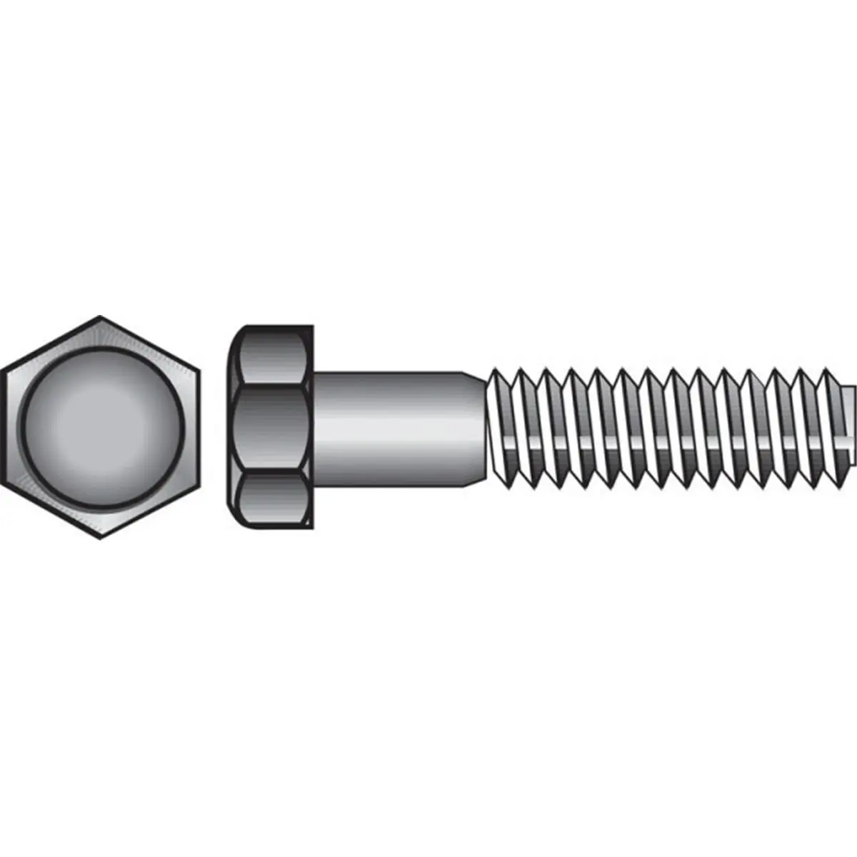 212 MAIN Hex Cap Screws, Hot-Dipped Galvanized Finish, Low-Carbon Coarse-Thread, 0.63x3 in, 9.4 lbs Fasteners for Sailing Gear, Water Sports Activities