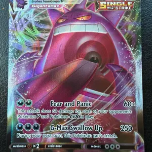 Gengar VMAX Gigantamax 157/264 Holo Fusion Strike Sword & Shield SWSH