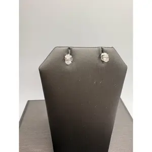 Lab Grown Oval Studs